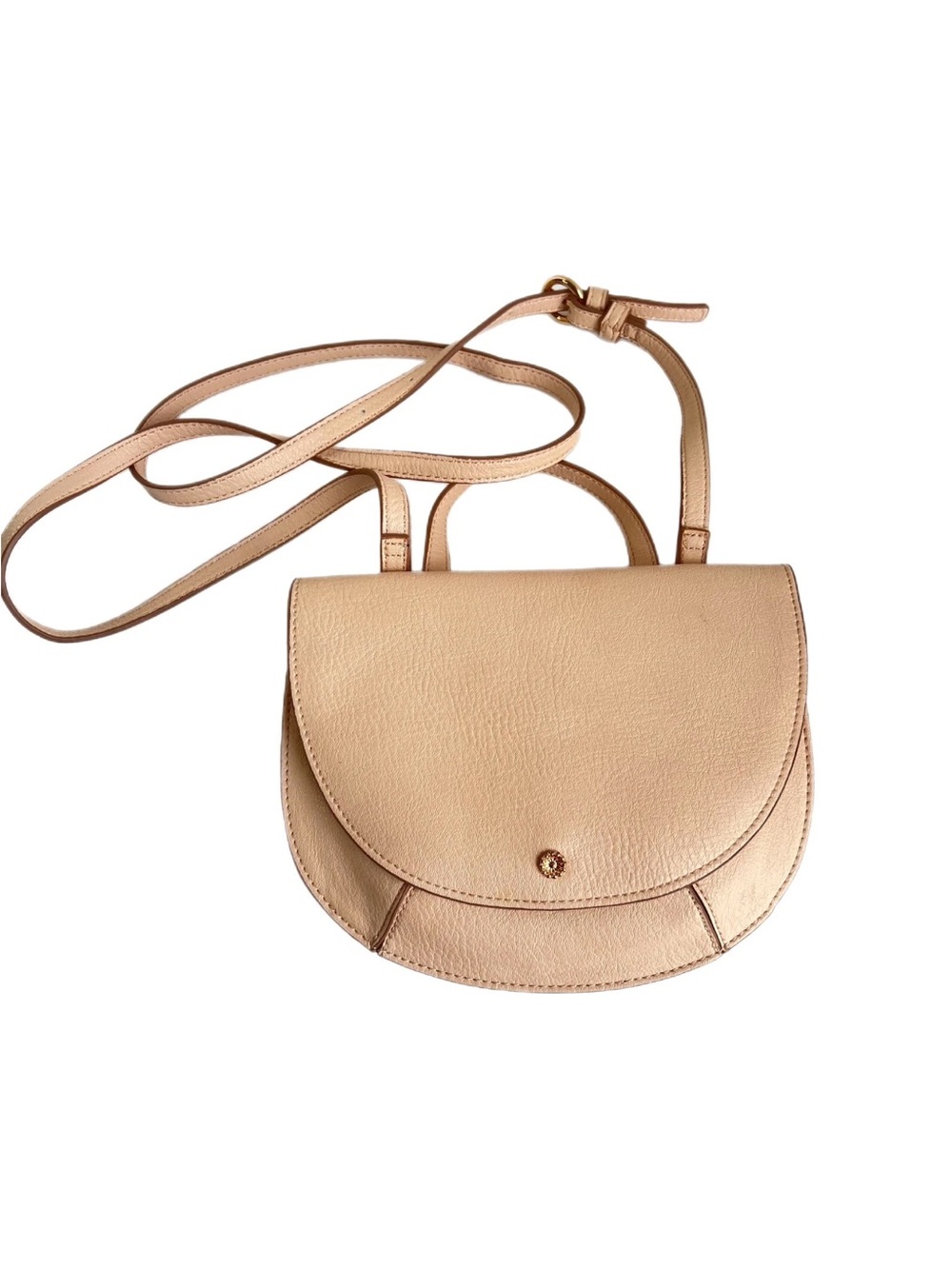 LC Lauren Conrad Light Pink Crossbody Bag Featuring A Double-Sided Design.